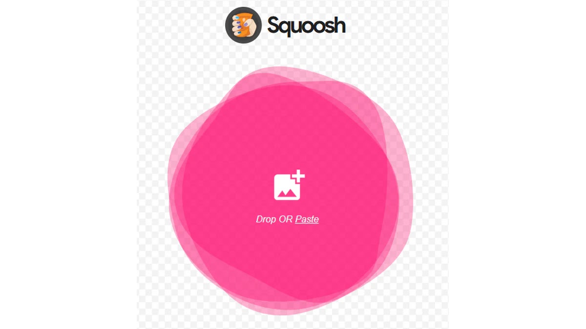Squoosh 서비스화면 Squoosh 서비스화면